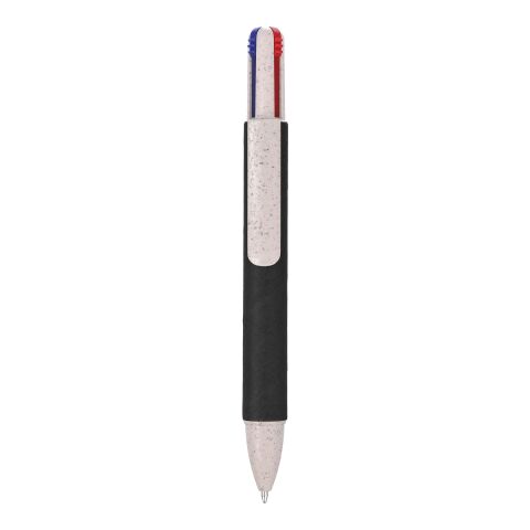 Recycled carton four-color ballpen Deborah black | No Branding | not available | not available