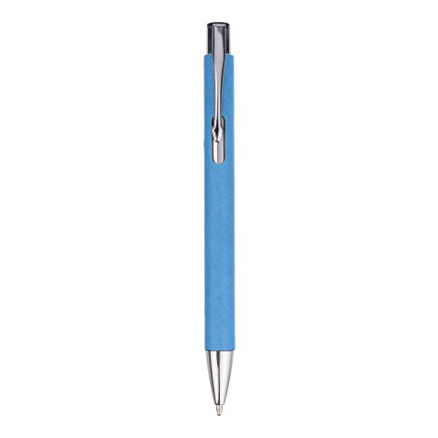 Recycled carton ballpen Debra light blue | No Branding | not available | not available