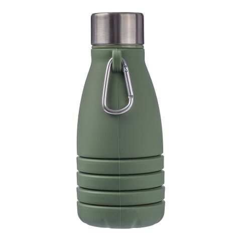 Silicone foldable drinking bottle 550 ml Erin green | No Branding | not available | not available