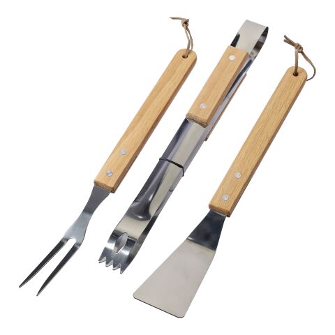 Stainless steel barbecue set Kaitlyn brown | No Branding | not available | not available
