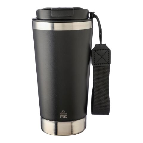 Recycled stainless steel double-walled drinking mug 500 ml Kayla