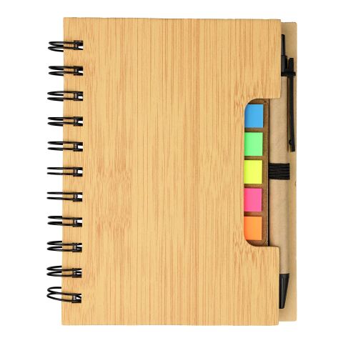 Wire bound notebook with ballpen Niall brown | No Branding | not available | not available