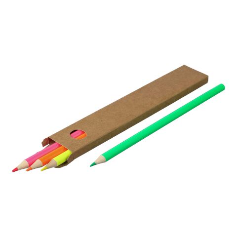 Wooden highlighter pencil set Kaden brown | No Branding | not available | not available