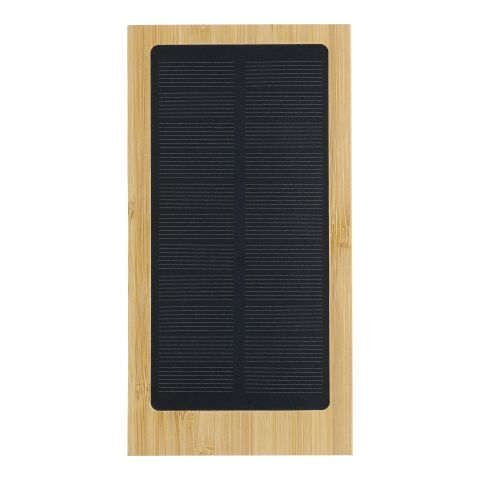 Bamboo solar power bank Elz brown | No Branding | not available | not available