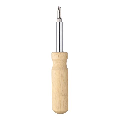 Rubberwood screwdriver set Leni brown | No Branding | not available | not available