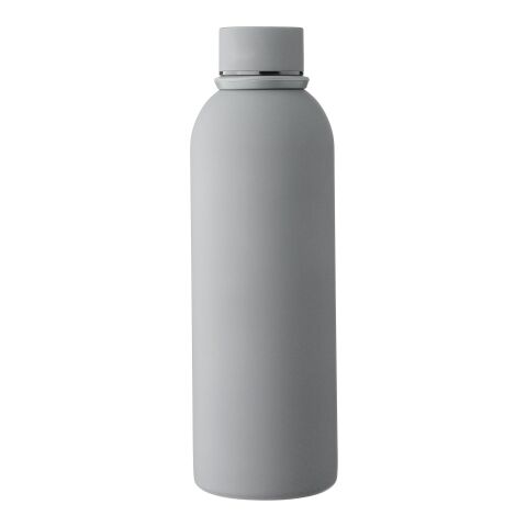 Recycled stainless steel double-walled drinking bottle (500 ml) Sena grey | No Branding | not available | not available