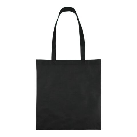Nonwoven (80 gsm) shopping bag Taye black | No Branding | not available | not available