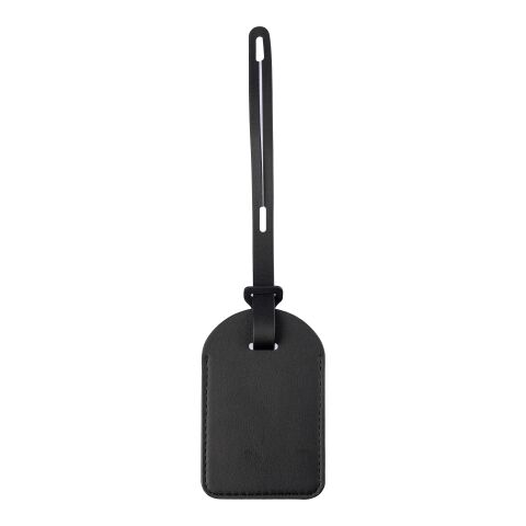 Recycled PU luggage tag Isen black | No Branding | not available | not available