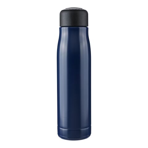 Recycled stainless steel double-walled drinking bottle (500 ml) Solene blue | No Branding | not available | not available