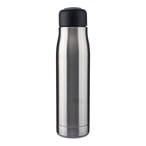 Recycled stainless steel double-walled drinking bottle (500 ml) Solene silver | No Branding | not available | not available