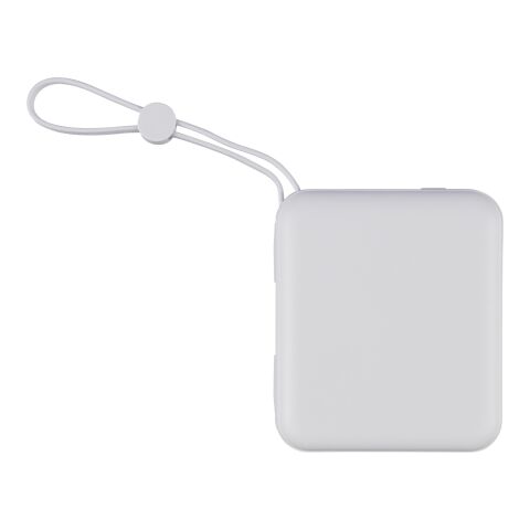 Recycled ABS powerbank Jona white