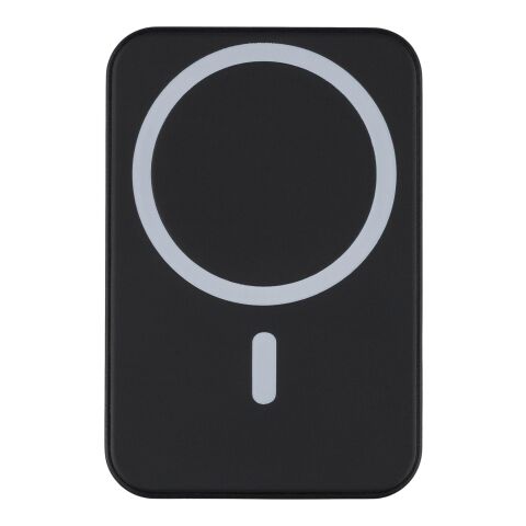 Recycled ABS wireless charger powerbank Miren black | No Branding