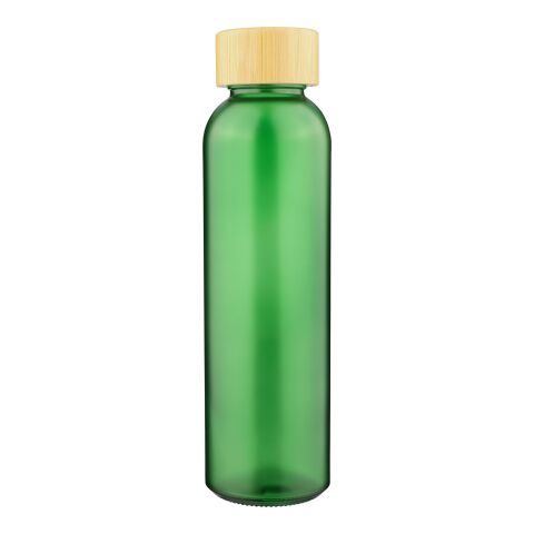 Glass drinking bottle (500 ml) Levi green | No Branding
