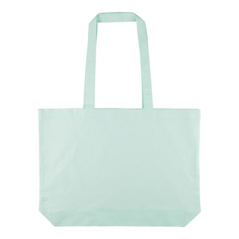 Oeko-Tex® cotton (140 gsm) shopping bag Tarin pastel green | No Branding