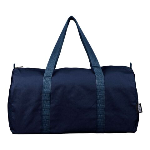 Recycled polycotton (330 gsm) duffle bag Tian blue | No Branding