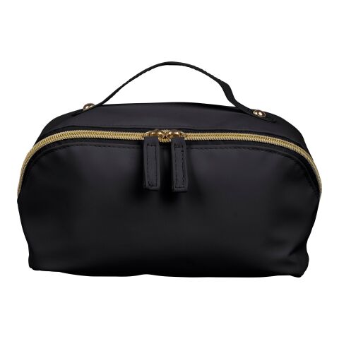 Recycled PU toilet bag Alon black | No Branding