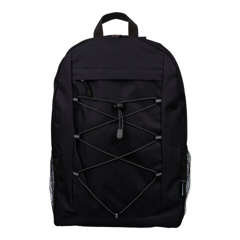 rPET polyester( 600D) adventure backpack Jari black | No Branding