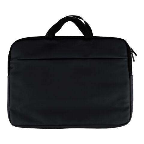 Recycled PU laptop bag Rafi black | No Branding