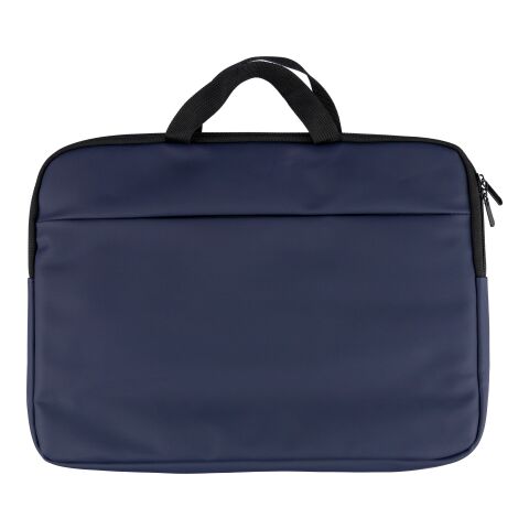 Recycled PU laptop bag Rafi blue | No Branding | not available | not available