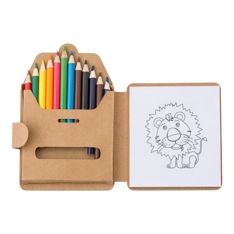 Cardboard coloring set Marlon