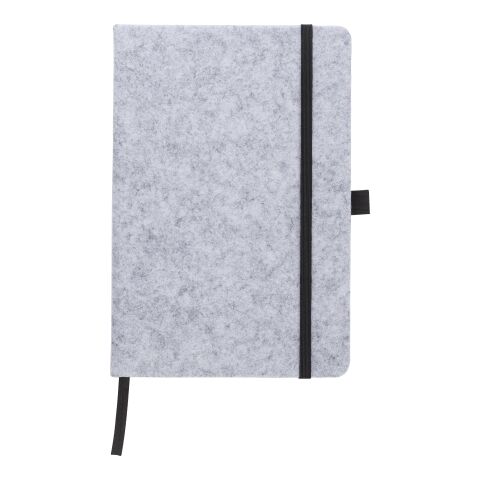 rPET felt notebook Harper grey | No Branding | not available | not available