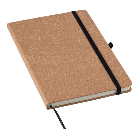 Recycled leather notebook (A5) Gianna black | No Branding | not available | not available