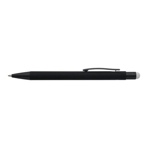 Recycled aluminium rubberized ballpen Formentera white