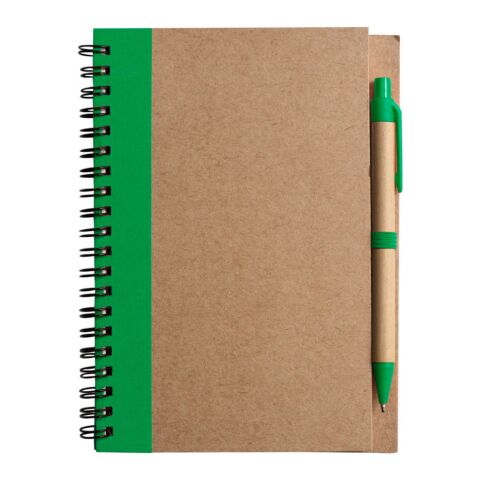 Wire bound notebook with ballpen. Stella