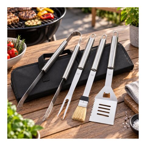 Stainless steel barbecue set Silas
