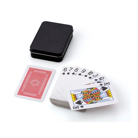 Metal tin with playing cards Nathan