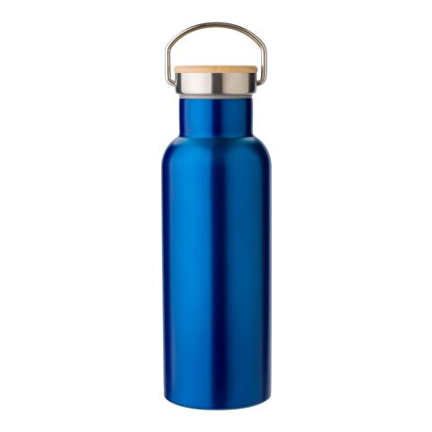 Stainless steel double-walled drinking bottle Odette blue | No Branding | not available | not available