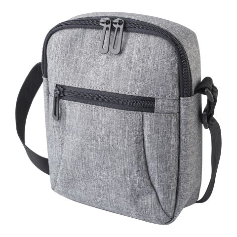 Polyester shoulder bag Caden grey | No Branding | not available | not available