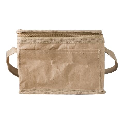 Paper woven cooler bag Ollie brown | No Branding | not available | not available