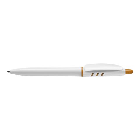 Stilolinea S30 plastic ballpen white/orange | No Branding | not available | not available