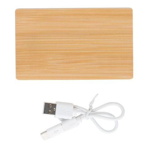 Bamboo power bank Ruby brown | No Branding | not available | not available