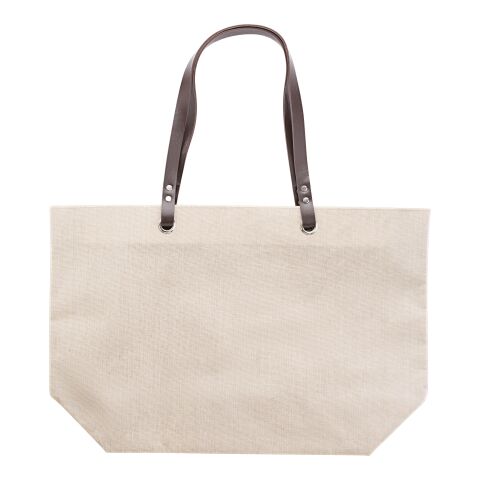 Beach bag Callisto, Linen (260 gr/m²) brown | No Branding | not available | not available
