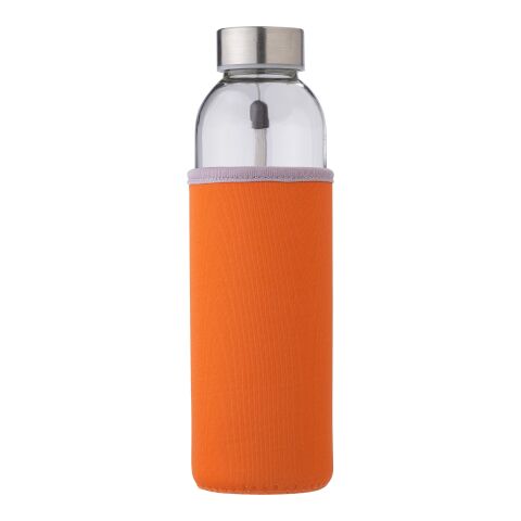 Glass bottle (500 ml) with neoprene sleeve Nika