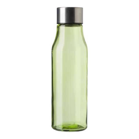 Glass and stainless steel bottle (500 ml) Andrei lime | No Branding | not available | not available