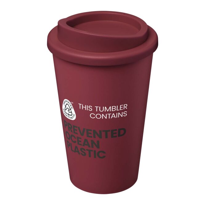 NONE Corporate Gift Americano POP 350ml Insulated Tumbler with Custom Red