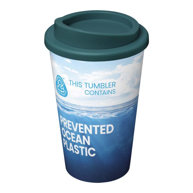 NONE Corporate Gift Brite-Americano POP 350 ml Tumbler with Custom Green