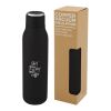 Marka 600 ml copper vacuum insulated bottle with metal loop Standard | Solid black | Not applicable | No Branding | not available | not available