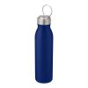 Harper 700 ml stainless steel sport bottle with metal loop Standard | Mid blue | No Branding | not available | not available
