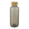 Ziggs 650 ml GRS recycled plastic sports bottle Standard | Transparent black | No Branding | not available | not available