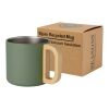 Bjorn 360 ml RCS certified recycled stainless steel mug with copper vacuum insulation Standard | Heather green | not available | No Branding | not available | not available