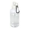 Oregon 400 ml RCS certified recycled plastic water bottle with carabiner White | No Branding | not available | not available