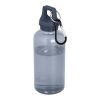 Oregon 400 ml RCS certified recycled plastic water bottle with carabiner Hale Blue | not available | No Branding | not available | not available