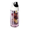 HydroFruit recycled plastic bottle 700ml with infuser Standard | White | No Branding | not available | not available