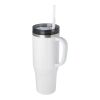 Melbourne 1200 ml RCS certified mug with straw Standard | white | Not applicable | No Branding | not available | not available