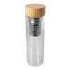 Bailey 400 ml borsilicate glass infuser bottle with bamboo lid Standard | white | Not applicable | No Branding | not available | not available
