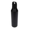 Odessy 600 ml RCS certified recycled stainless steel insulated bottle with 300 ml cup Standard | Solid black | not available | No Branding | not available | not available